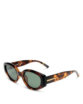 Fevered Oval Sunglasses, 53mm