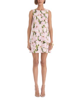 Oscar de la Renta Iris Wool Blend Shift Dress