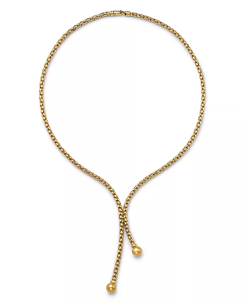 Bloomingdale's Fine Collection Lariat Necklace in 14K Yellow Gold