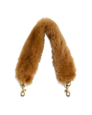Shortie Shearling Leather Strap
