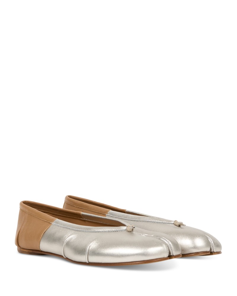Maison Margiela Women's Tabi Two Tone Leather Ballet Flats by Bloomingdale's