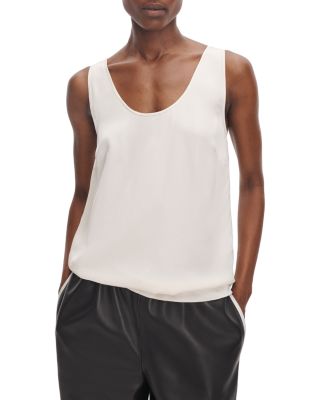 Rumi Satin Scoop Neck Tank