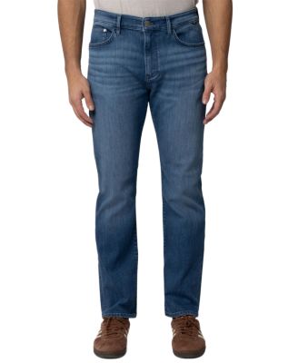  Men's Zach Regular Rise Straight Leg in Mid Brushed Feather Blue Jeans