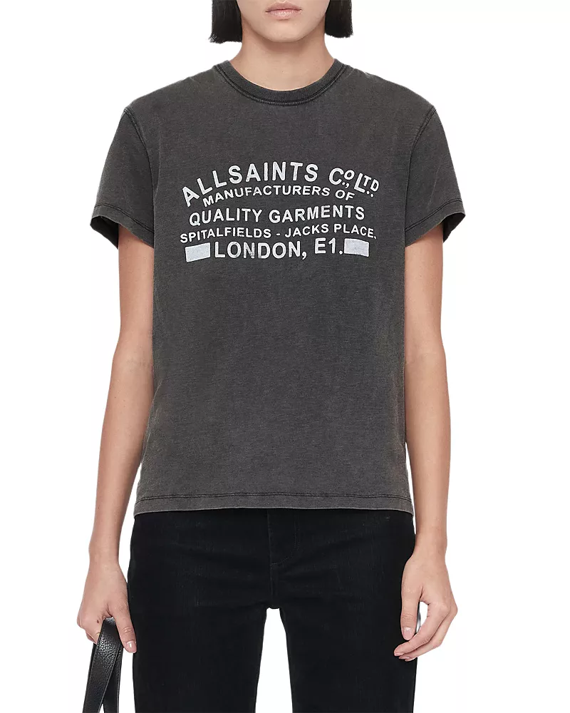 Allsaints Abode Addi Cotton Graphic Tee