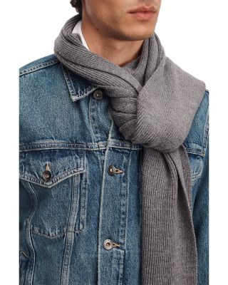 rag & bone Brooks Ribbed Wool Scarf