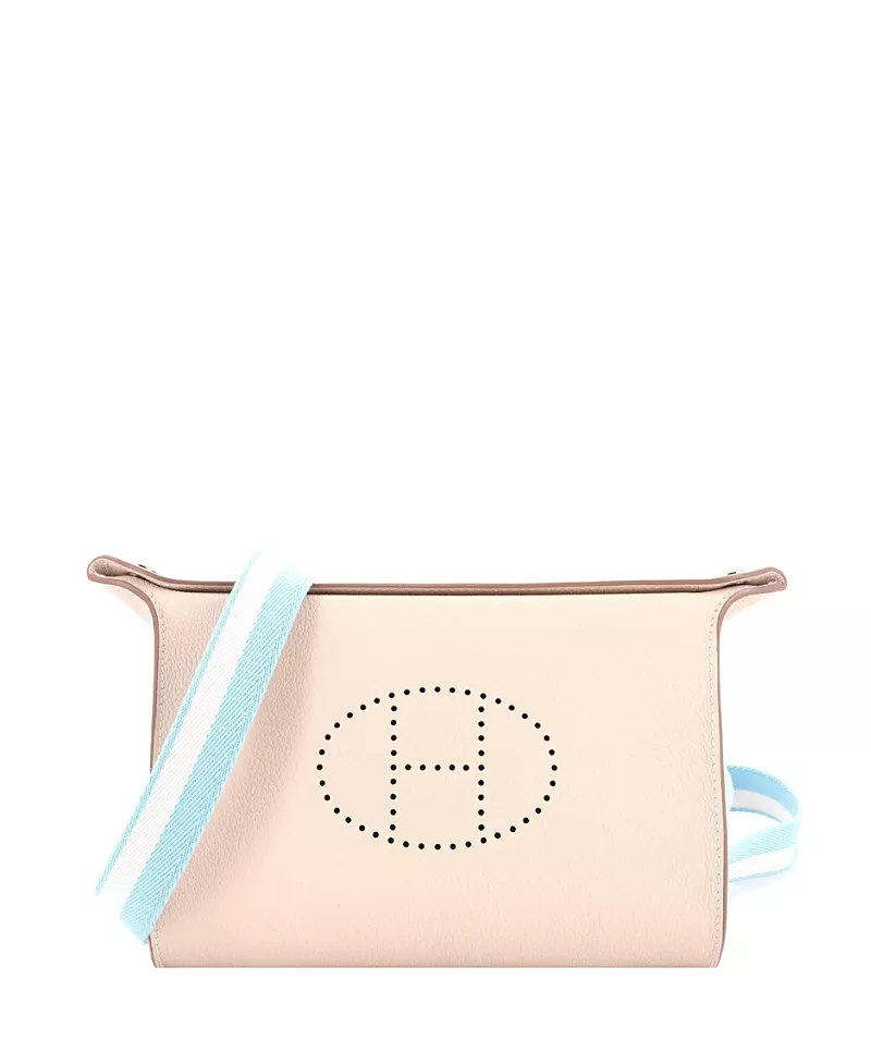 Pre-Owned HERMES Videpoches Bag with Multicolor Strap Togo