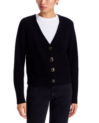 Sesali Merino Wool & Cashmere V Neck Cardigan