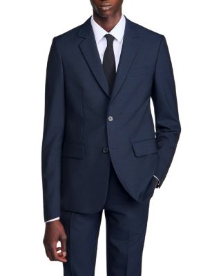 Wool Formal Pique Loose Fit Suit Jacket