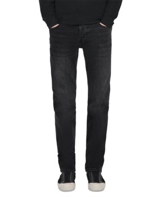 Allsaints Sid Skinny Fit Jeans in Washed Black