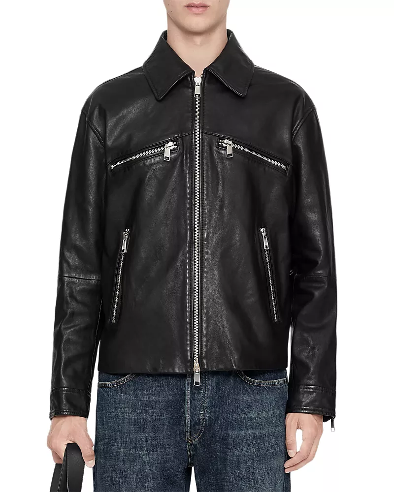 Allsaints Vegason Leather Jacket