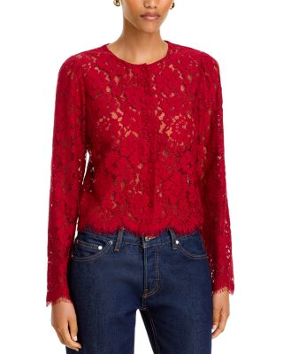 Cropped Lace Blouse