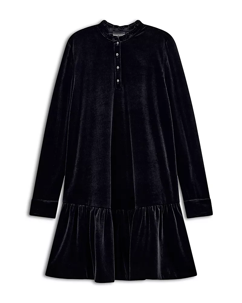 Emporio Armani Stretch Chenille Mini Dress