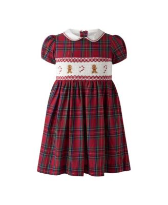  Girls' Gingerbread Smocked Dress - Little Kid, Big Kid