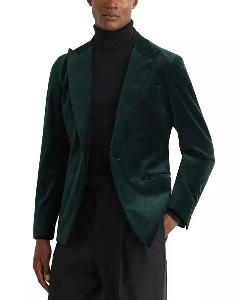 Reiss Aspara Cotton Blend Classic Fit Blazer