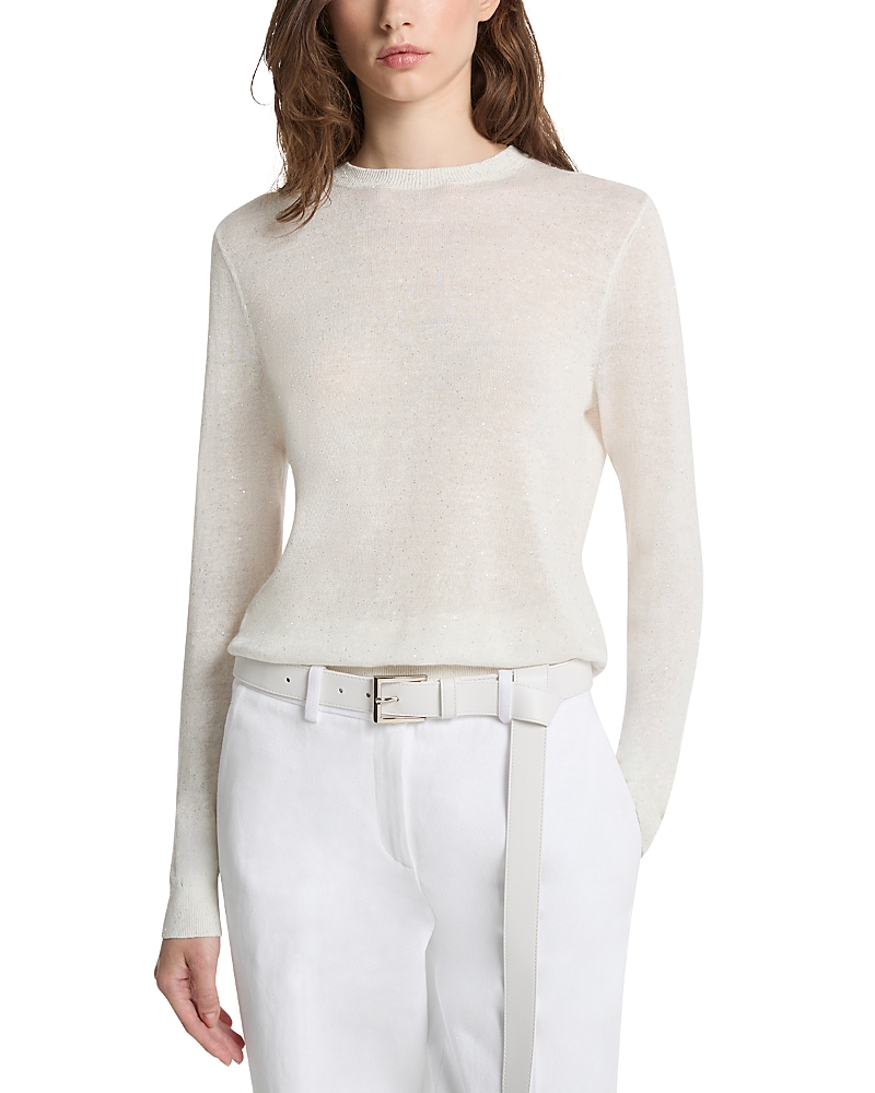 Michael Kors Collection Long Sleeve Crewneck Sweater