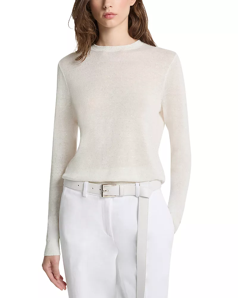 Michael Kors Collection Long Sleeve Crewneck Sweater