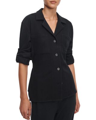 Sonny Wool Tie Waist Shirt
