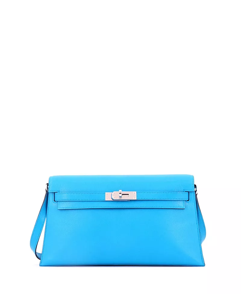 Pre-Owned HERMES Kelly Elan Shoulder Bag Chevre Chamkila