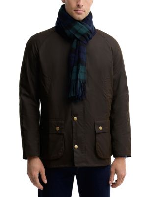 Wool & Cashmere New Check Tartan Scarf