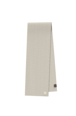 Foxon Ribbed Wool Blend Scarf