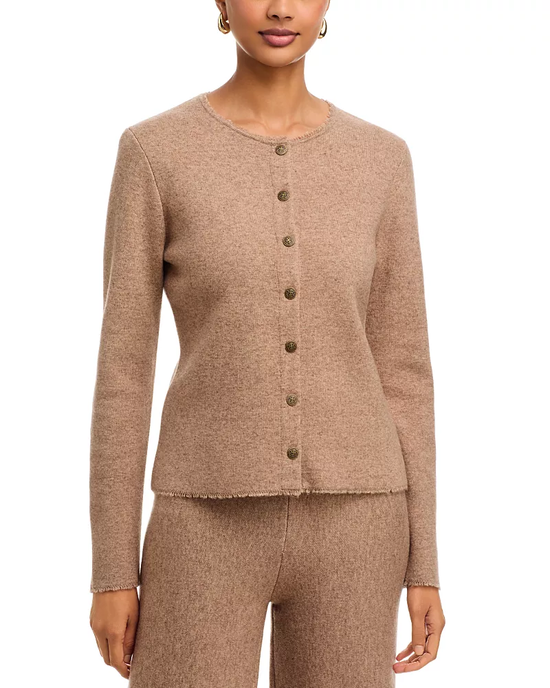 Kobi Halperin Adia Wool Blend Crewneck Cardigan