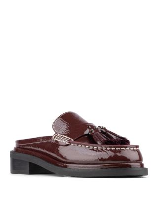 Women's Bambie Patent Leather Loafer Mules