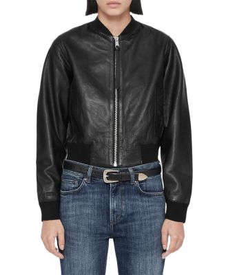 Orten Leather Bomber Jacket