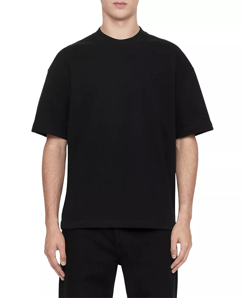 Allsaints Haven Cotton Logo Embroidered Tee