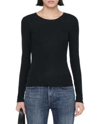 Zoe Ribbed Long Sleeve Tee