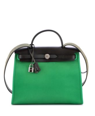 31 Herbag Zip Leather and Toile