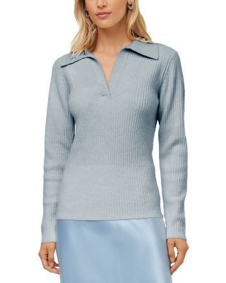 Daphne Ribbed Collared Sweater