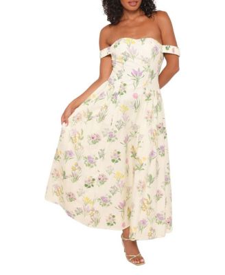  Larni Off Shoulder Midi Dress