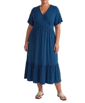 Women's Plus Ravello Liquid Jersey Dress