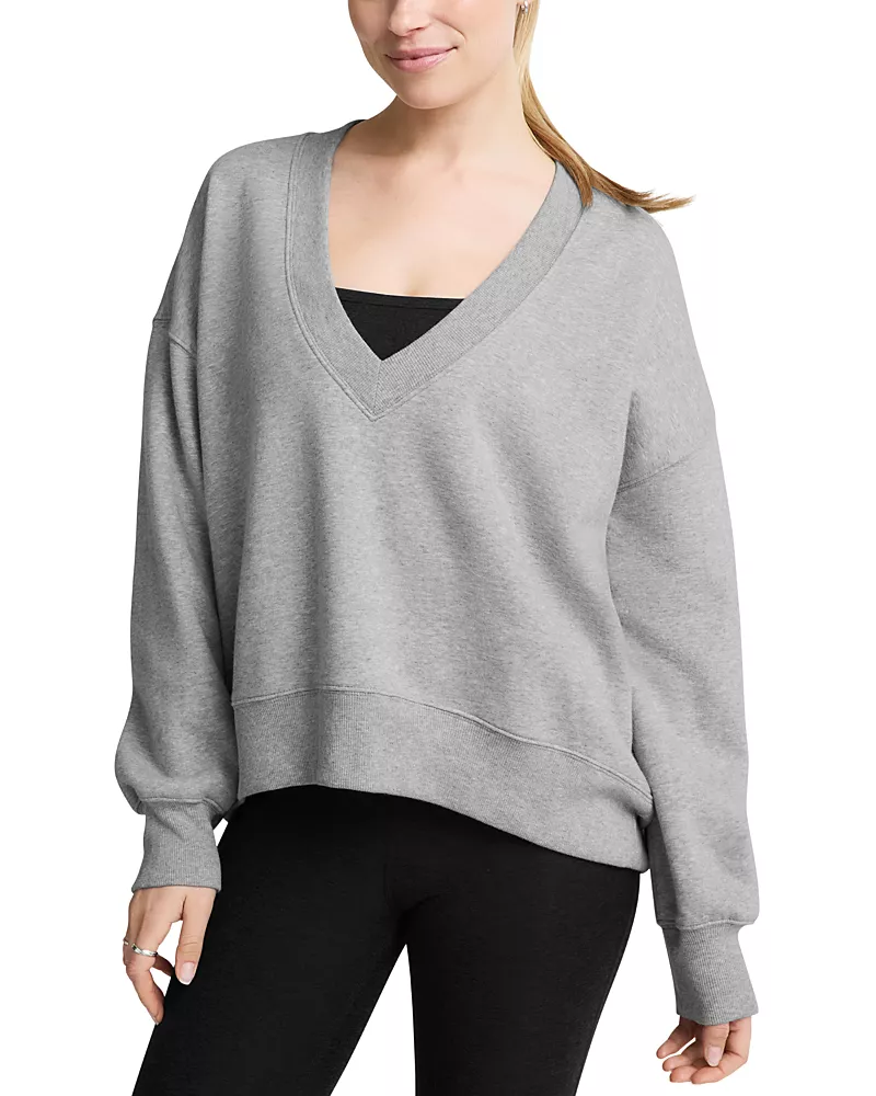 Beyond Yoga Luxefleece V Neck Sweatshirt