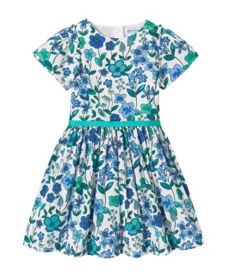  Girls' Floral Print Poplin Dress - Little Kid, Big Kid