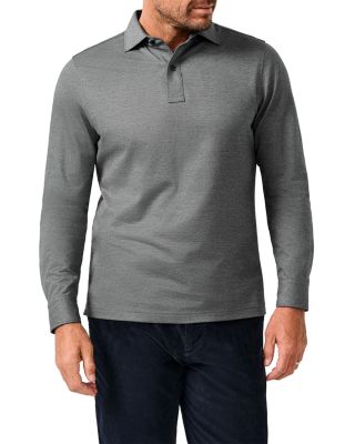 David Donahue Pierce Cotton Pique Polo Shirt
