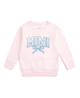 Girls' Mini Bow Patch Sweatshirt - Big Kid
