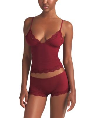 Fits Everybody Lace Cami And Boyshort Set