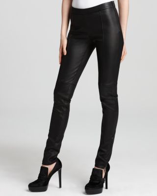 burberry leather pants