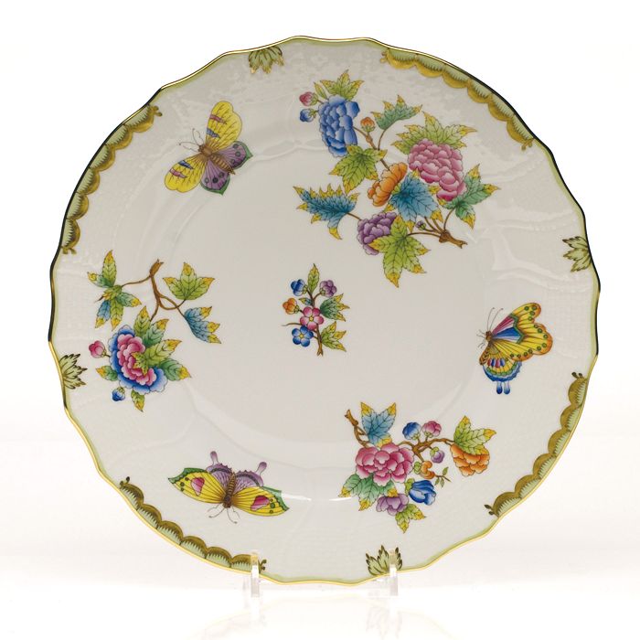 Herend Queen Victoria Dinner Plate In Multi-color
