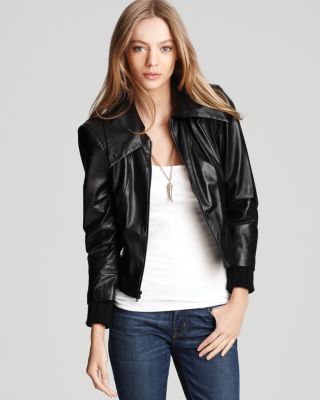 Alice And Olivia Alice + Olivia Jacket - Mami Leather | Bloomingdale's