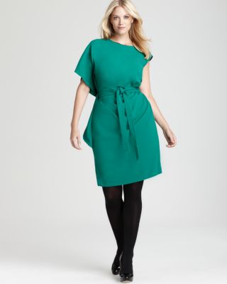 Lafayette 148 New York Plus Talulah Ruffle Dress | Bloomingdale's