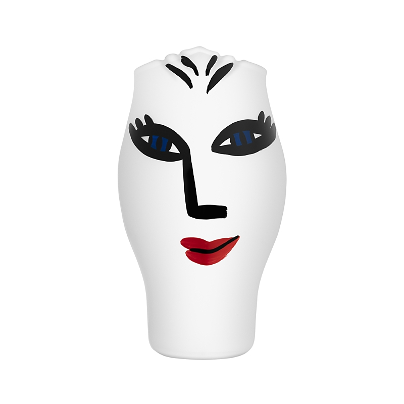 Kosta Boda Medium Open Minds Vase In White