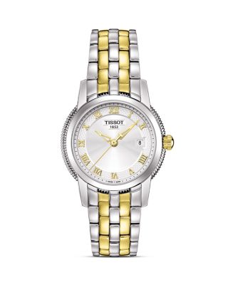 Tissot Ballade III Women s Two Tone Quartz Watch 28mm