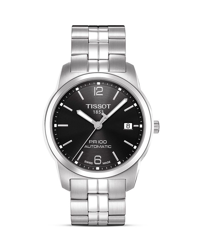 Tissot PR100 Men s Black Automatic Watch 38mm Bloomingdale s