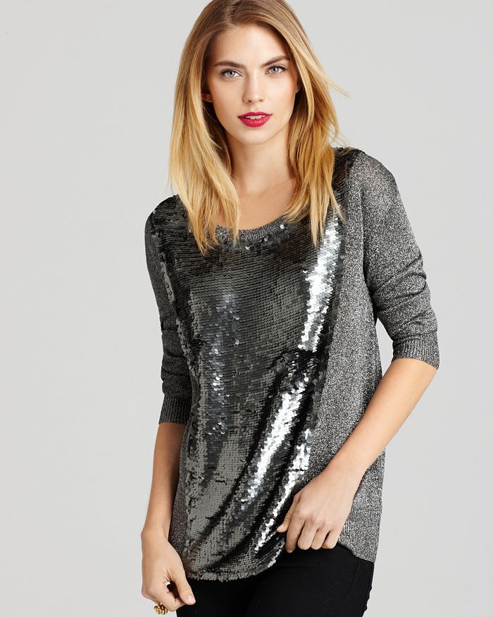 FRENCH CONNECTION Sweater - Crystalised Knits | Bloomingdale's
