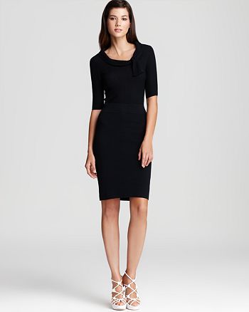 Armani Dress - Knit with Rolled Neck | Bloomingdale's