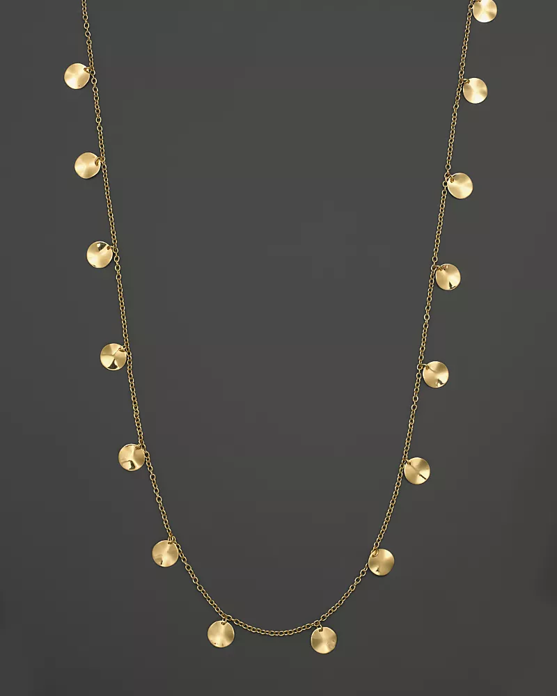 Ippolita 18K Yellow Gold Paillette Necklace, 33