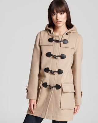 burberry toggle coat women's