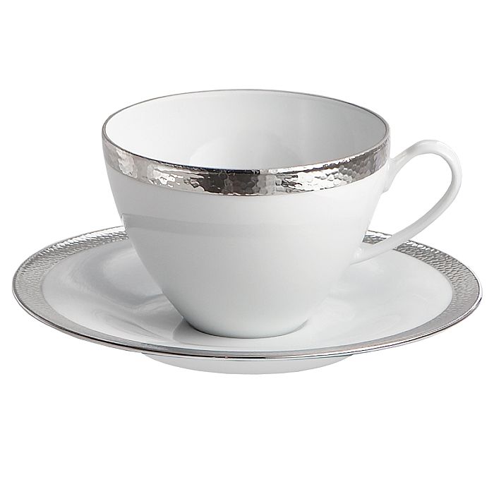 Shop Michael Aram Silversmith Breakfast Cup In White And Platinum